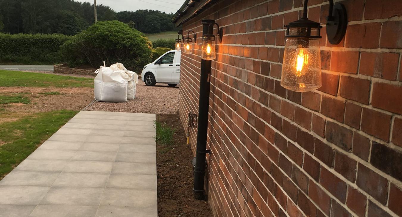 Outdoor LED lighting installation in Heath Hayes